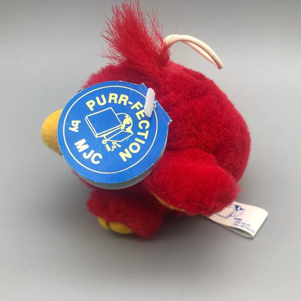 Vintage Purr-Fection MJC Red Cardinal Plush Baby Bandit Cushy Critter 1999 2849M